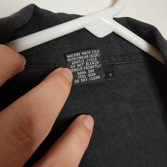 Grace Elements 100% LINEN jacket black lightweight blazer LG women's coat - Picture 8 of 9